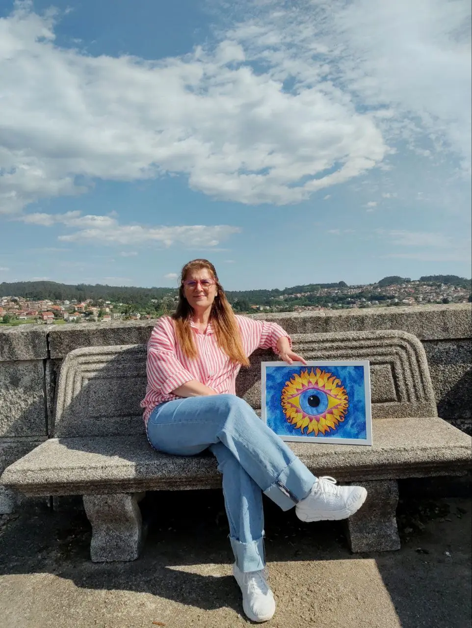 Mandala Sol que Observa - Consciencia luminosa y presencia atenta